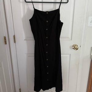 Black Button-up Old Navy Maxi Dress